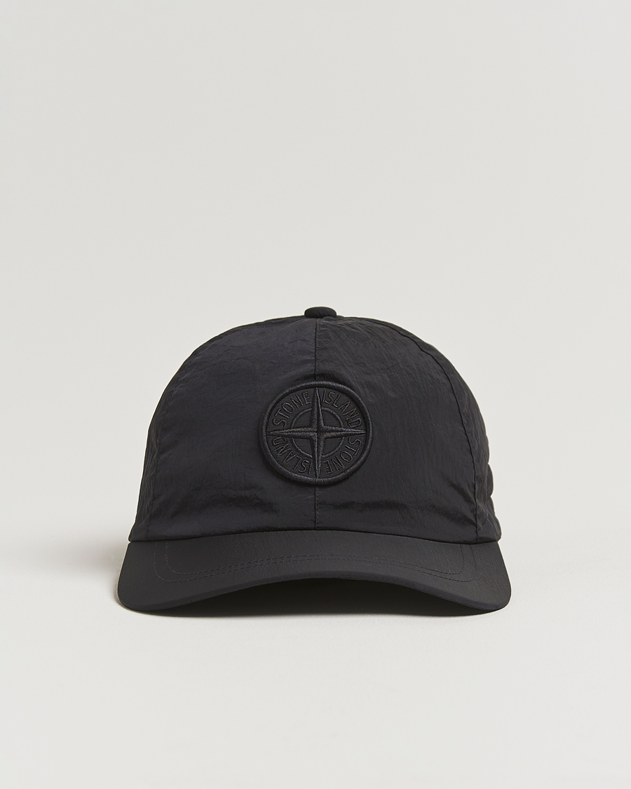 Mies | Päähineet | Stone Island | Nylon Metal Cap Black