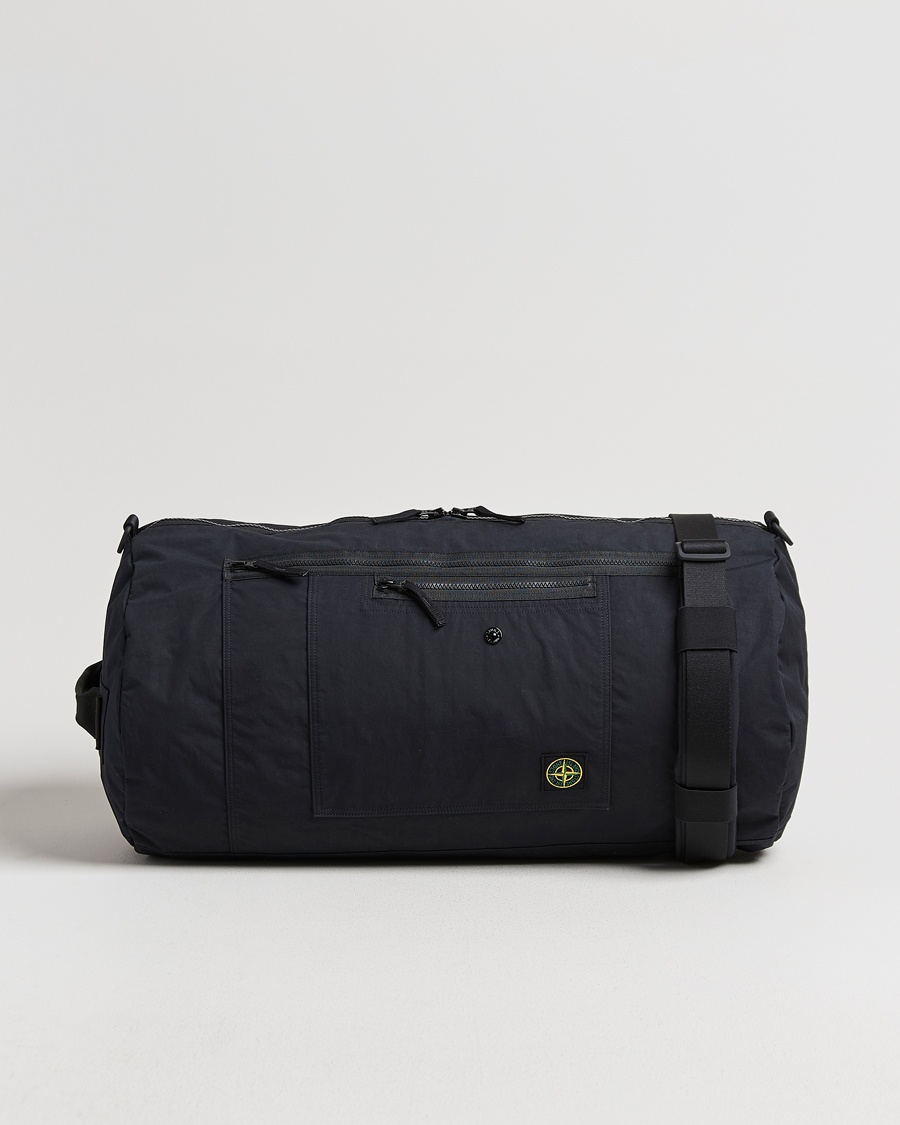 Mies | Laukut | Stone Island | Aluminum Tela Cotton Ripstop Weekendbag Black
