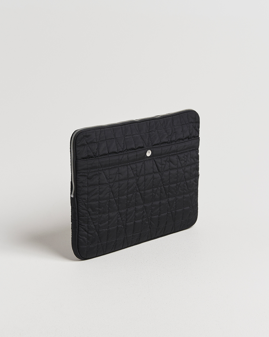 Mies | Laukut | Stone Island | Quilted Nylon Metal Laptop Case Black