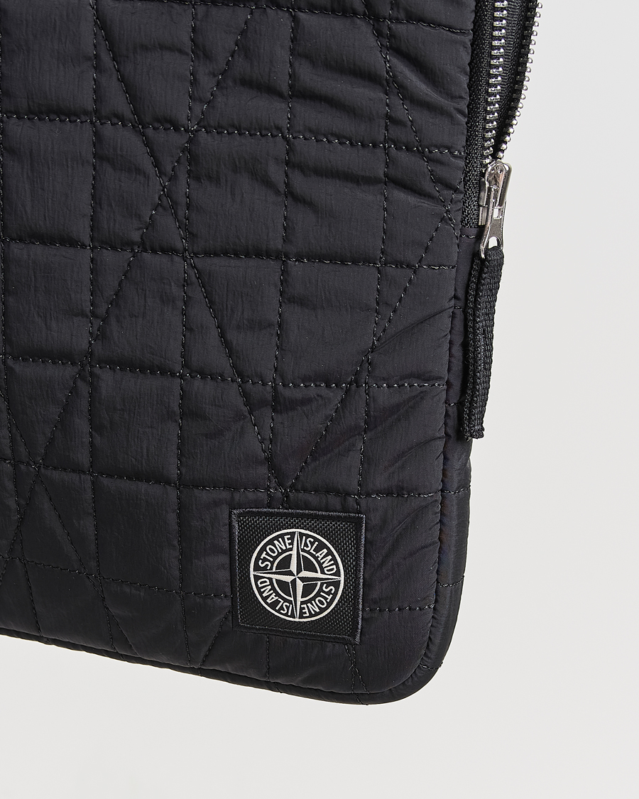 Mies | Laukut | Stone Island | Quilted Nylon Metal Laptop Case Black