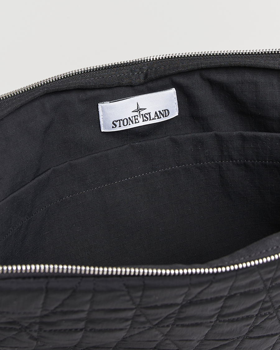 Mies | Laukut | Stone Island | Quilted Nylon Metal Laptop Case Black