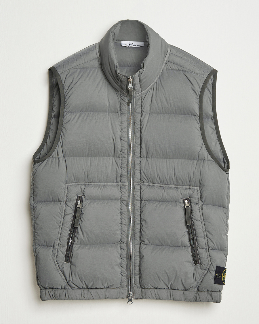 Mies | Takit | Stone Island | Seamless Tunnel Nylon Down Vest Cement