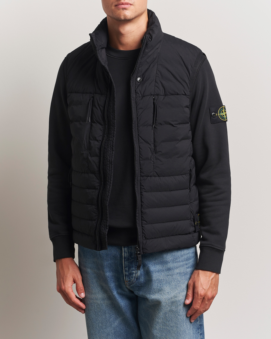 Mies | Takit | Stone Island | Nylon Down Vest Black