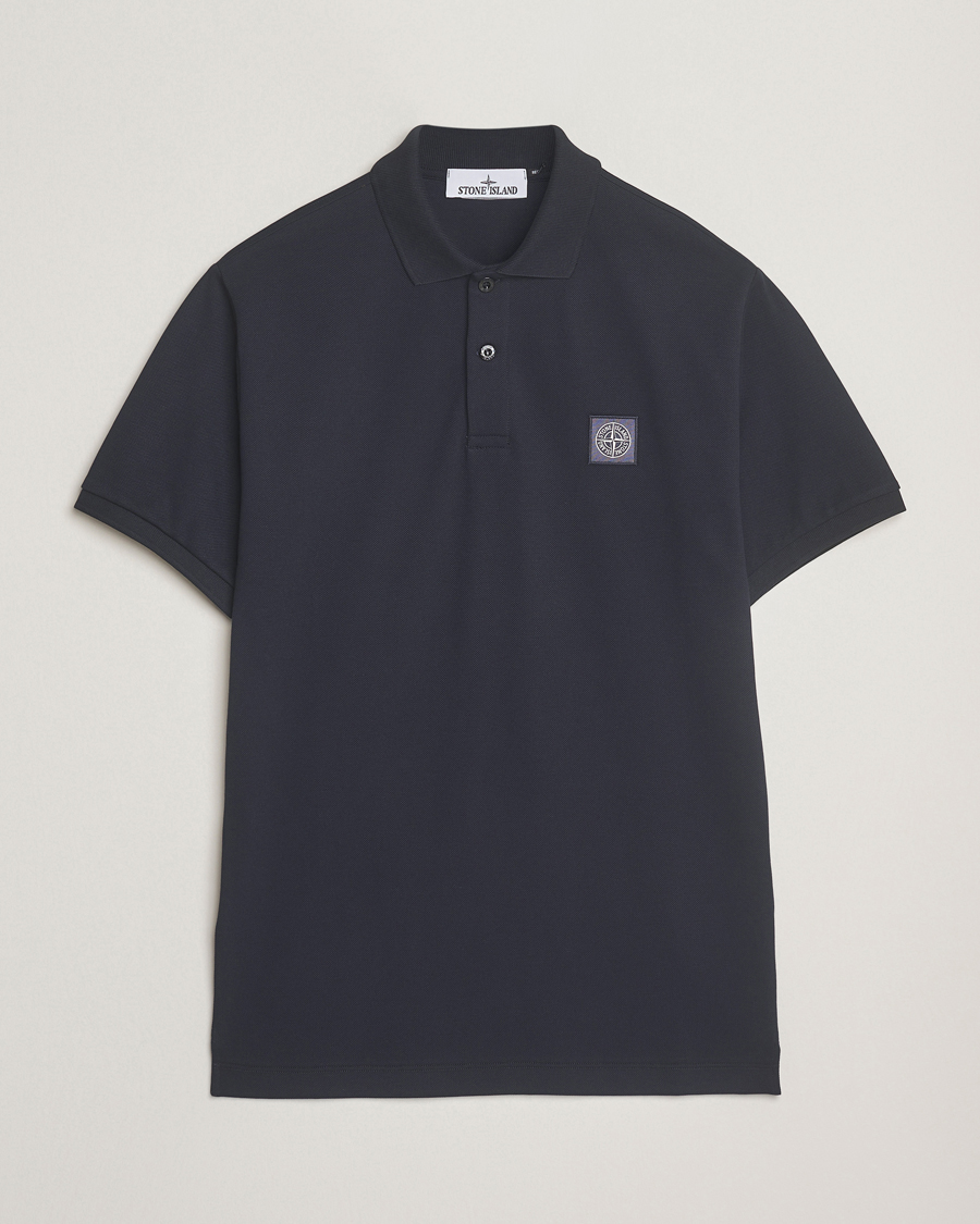 Mies | Pikeet | Stone Island | Organic Cotton Pique Polo Navy