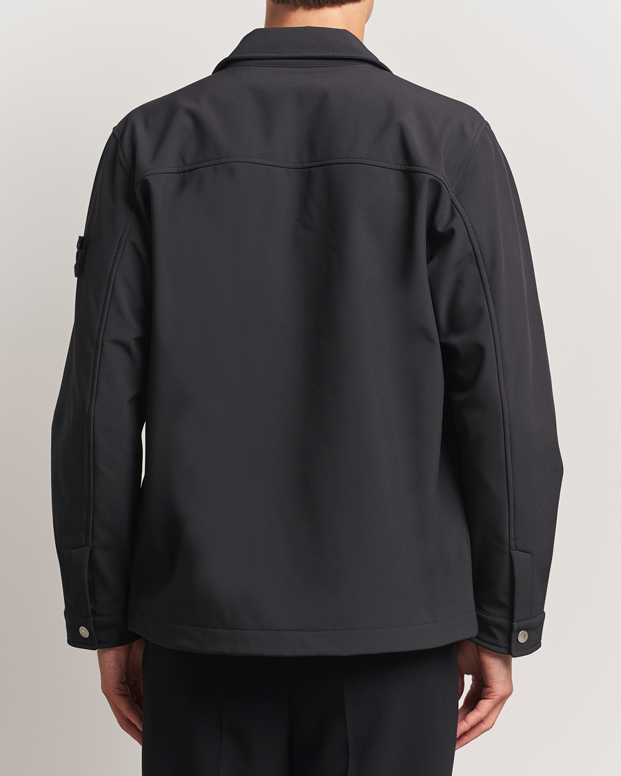 Mies | Takit | Stone Island | Soft Shell Shirt Jacket Black