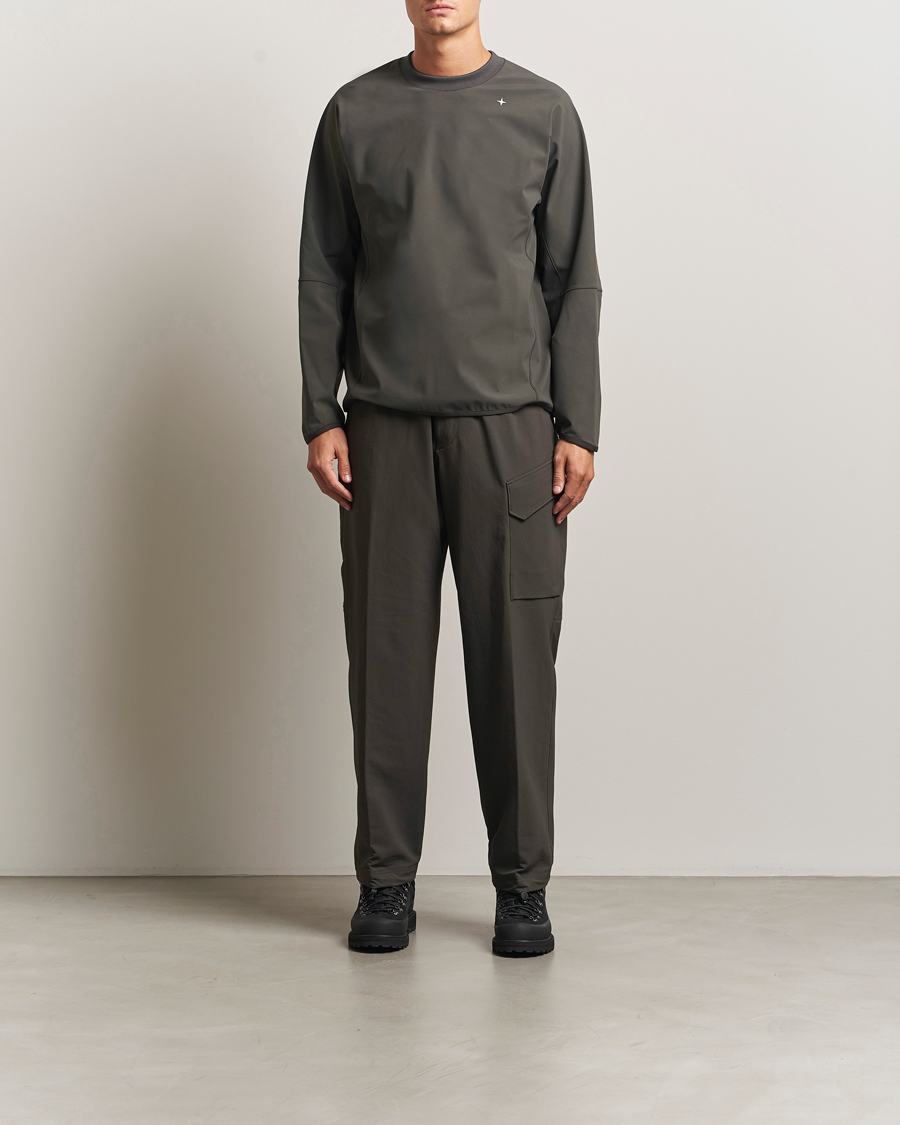 Mies | Housut | Stone Island | Stellina Nylon Stretch Cargo Joggers Lead Grey