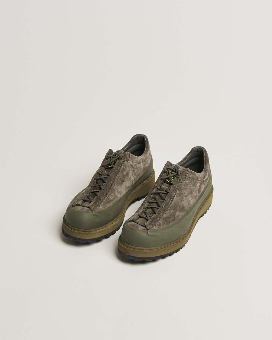 Mies | Tennarit | Stone Island | Low Top Suede Sneakers Military Green