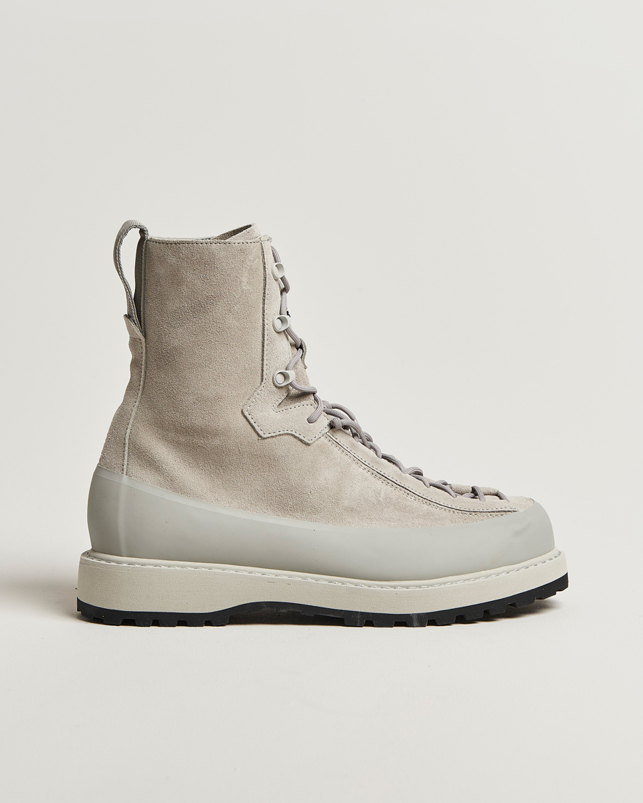 Mies | Nilkkurit | Stone Island | Suede Hiking Boots Pearl Grey