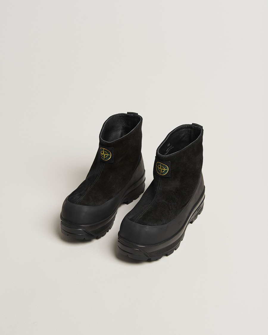 Mies | Nilkkurit | Stone Island | Suede Boots Black