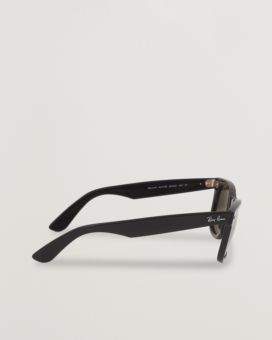 Mies | Aurinkolasit | Ray-Ban | Original Wayfarer Polarized Sunglasses Black/Green