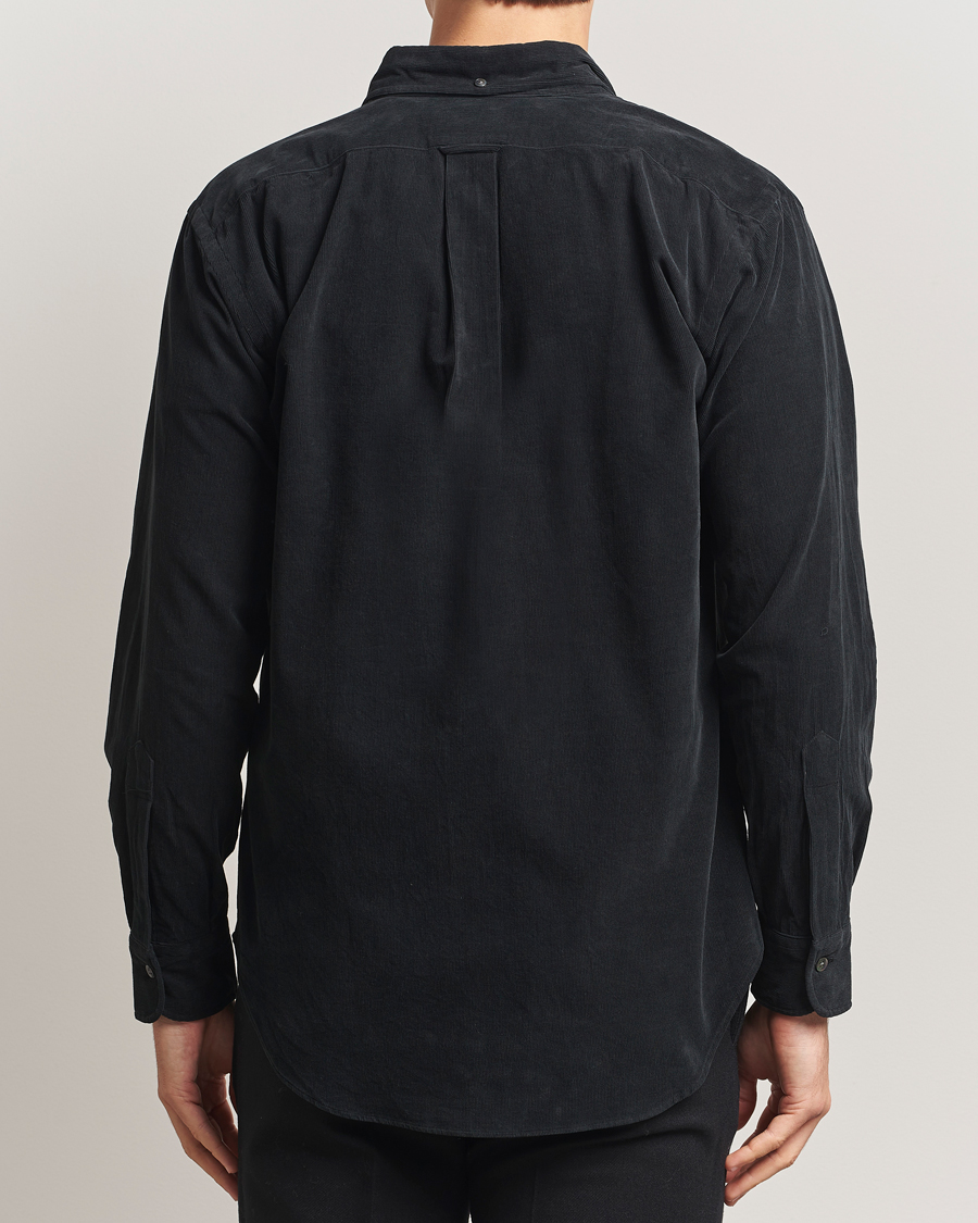 Mies | Kauluspaidat | Kamakura Shirts | Vintage Ivy Needle Cord Shirt Black