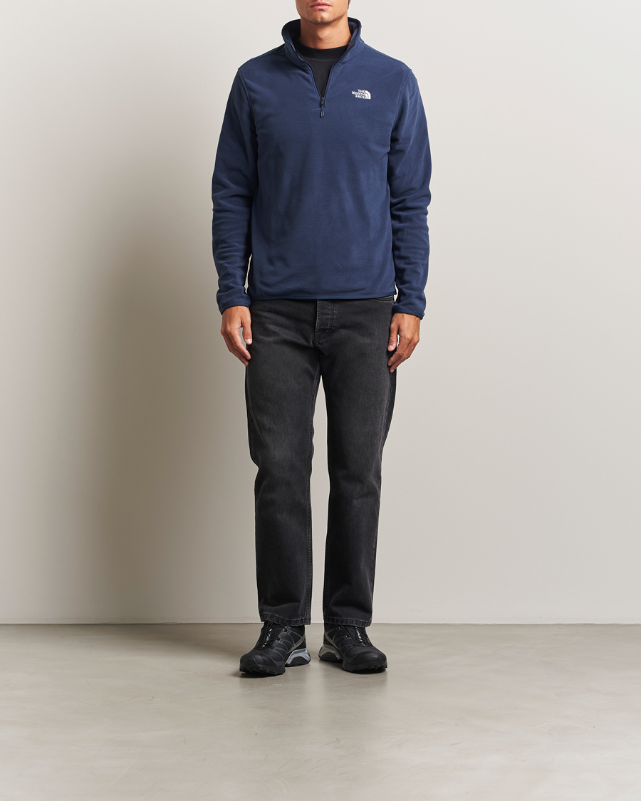 Mies | Puserot | The North Face | Glacier Fleece 1/4 Zip Navy