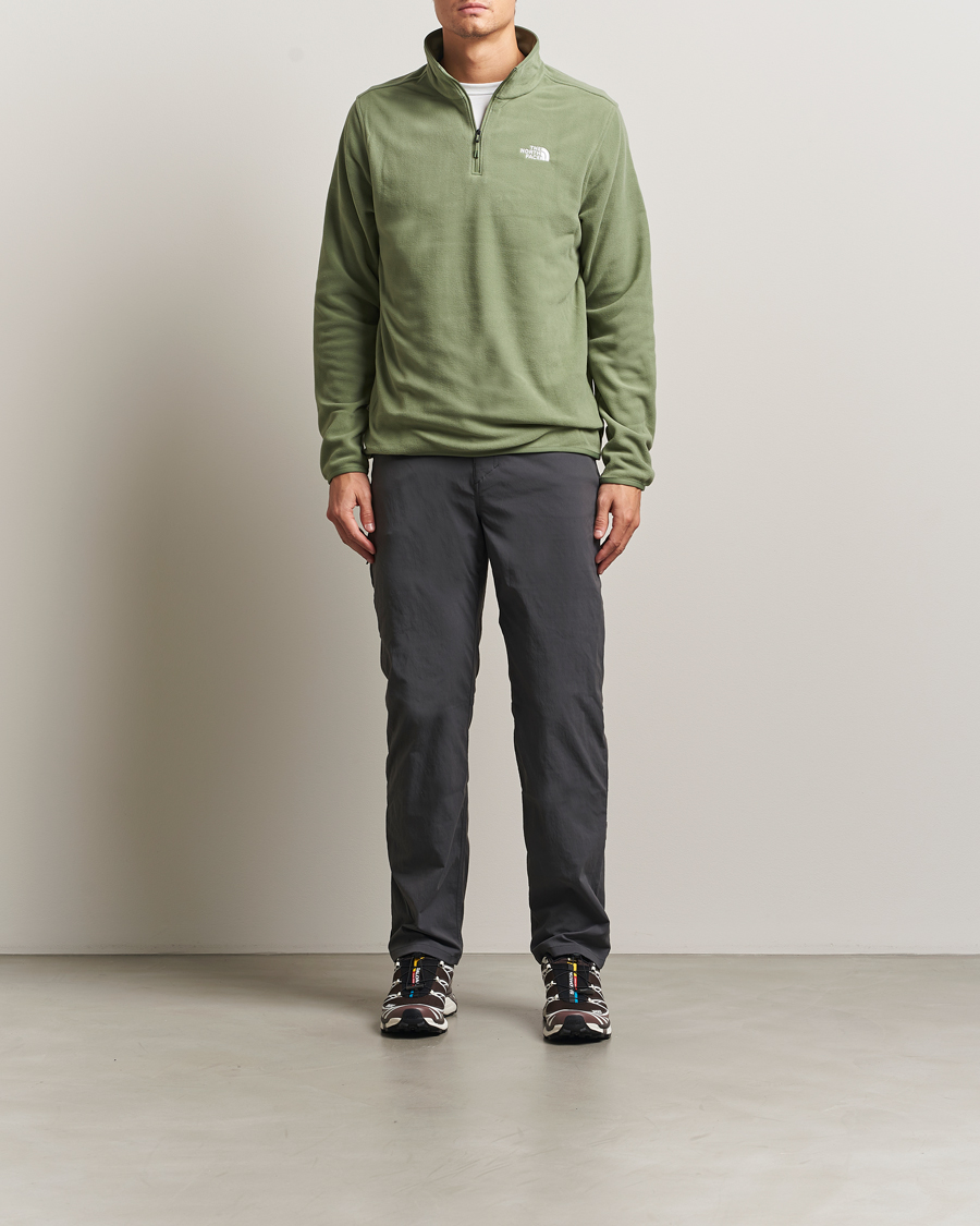 Mies | Puserot | The North Face | Glacier Fleece 1/4 Zip Sage Green