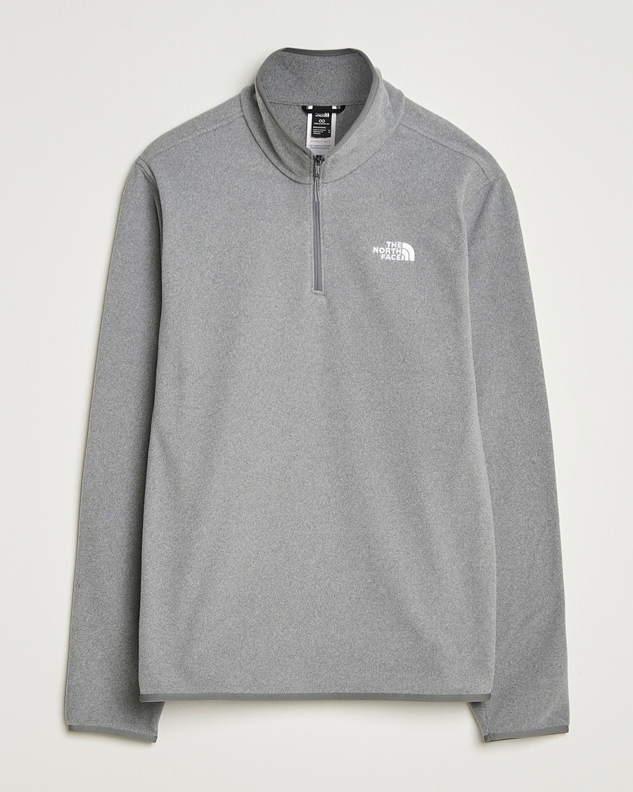 Mies | Puserot | The North Face | Glacier Fleece 1/4 Zip Grey