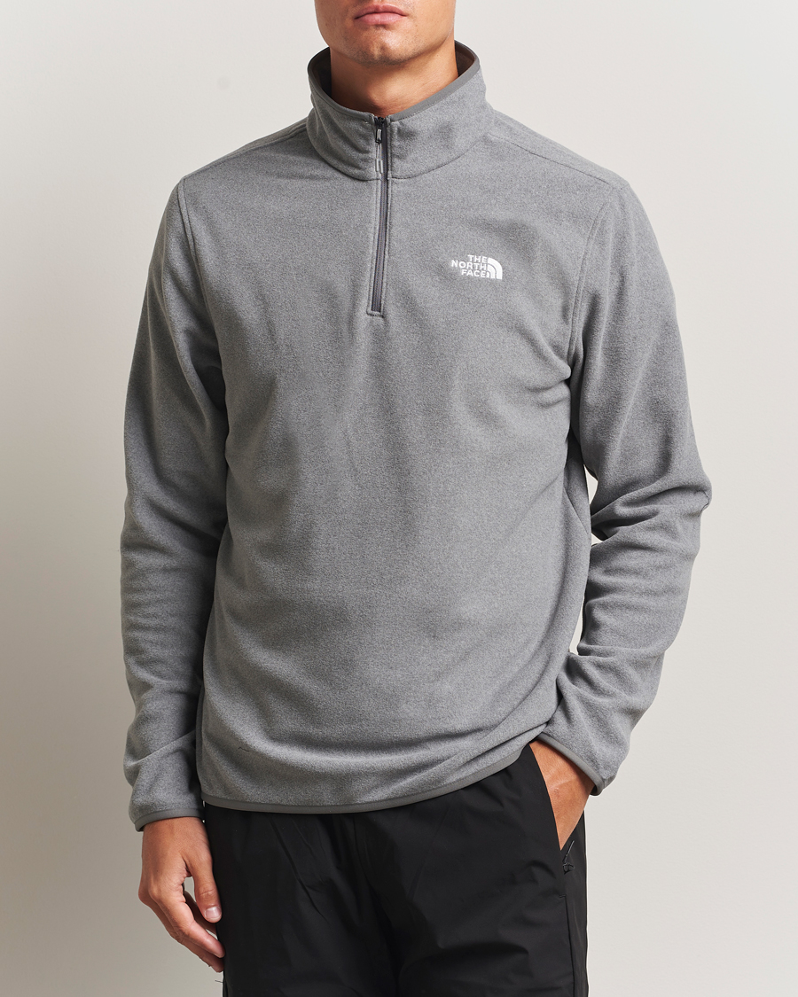 Mies | Puserot | The North Face | Glacier Fleece 1/4 Zip Grey
