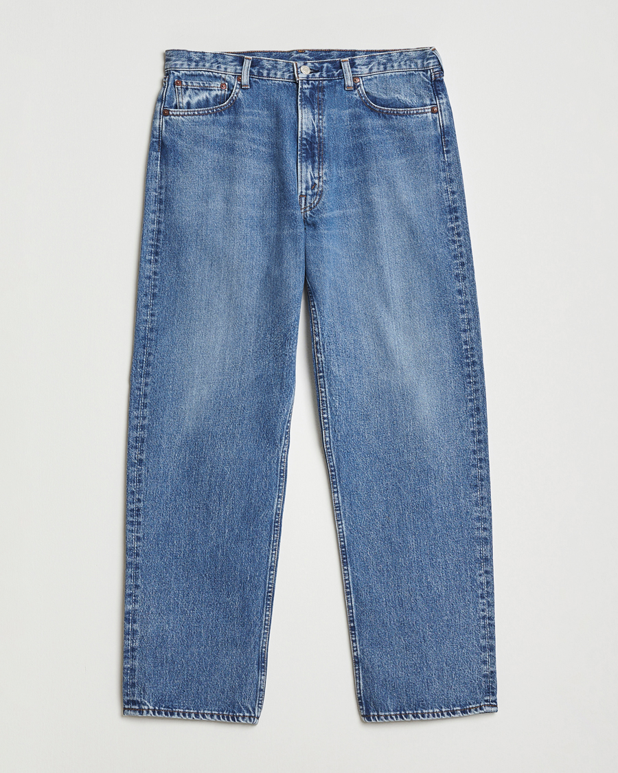 Mies | Kauluspaidat | orSlow | 101 Dad Fit Jeans Denim Used