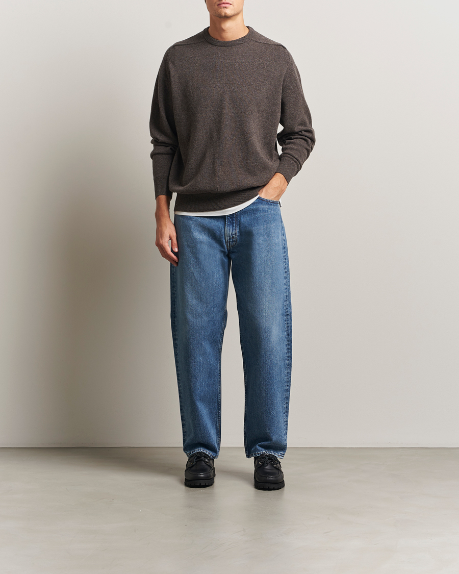 Mies | Farkut | orSlow | 101 Dad Fit Jeans Denim Used