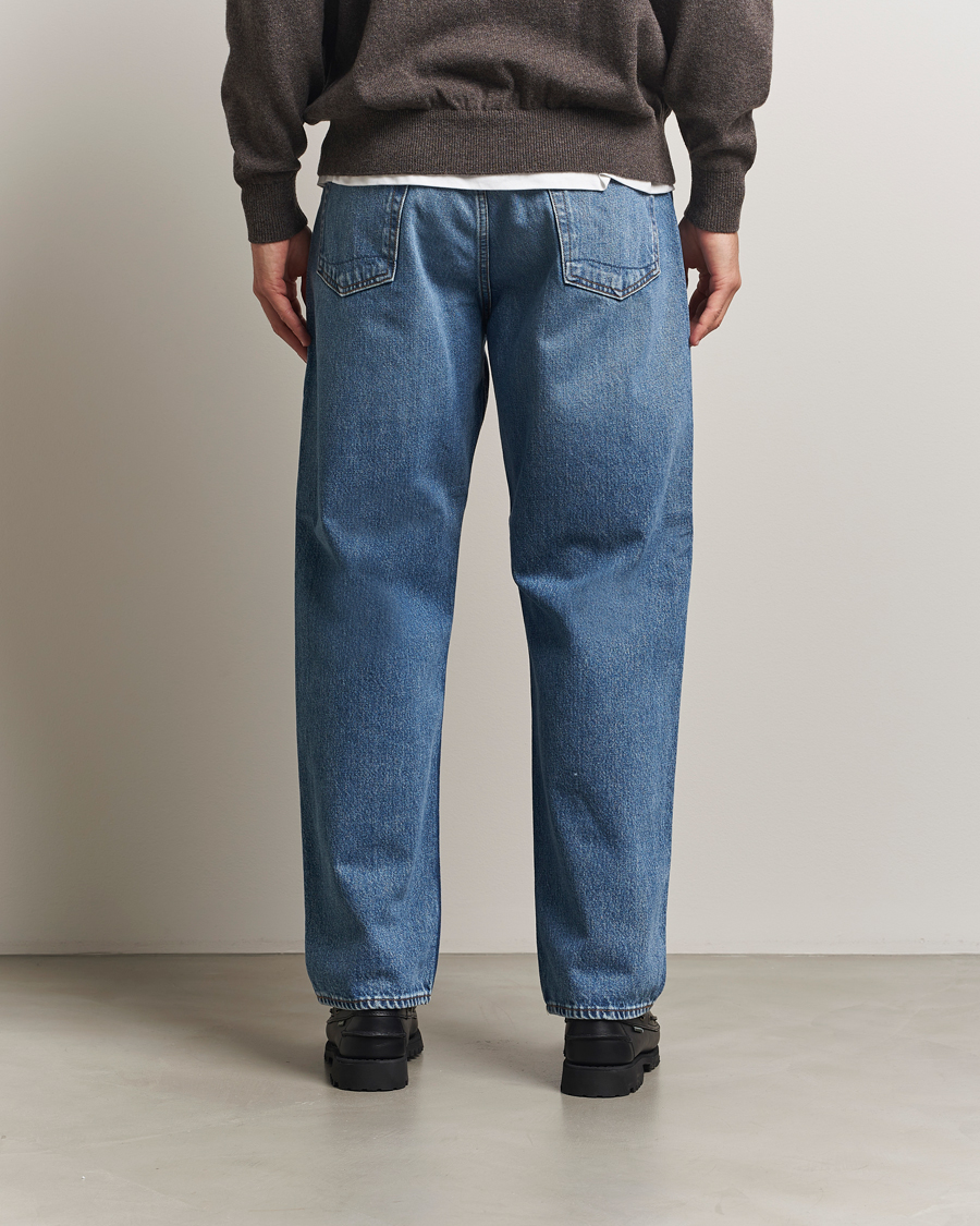 Mies | Farkut | orSlow | 101 Dad Fit Jeans Denim Used
