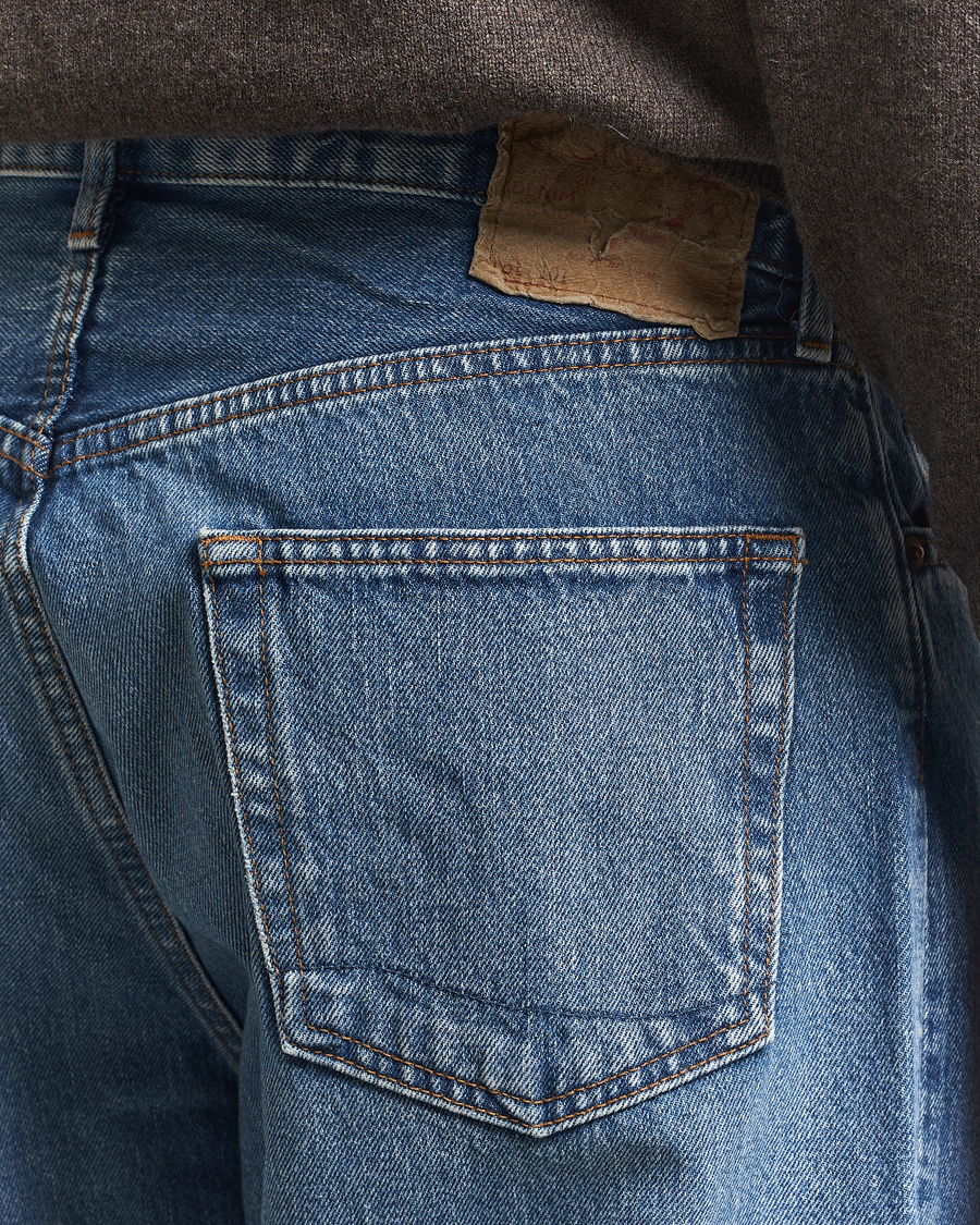 Mies | Farkut | orSlow | 101 Dad Fit Jeans Denim Used