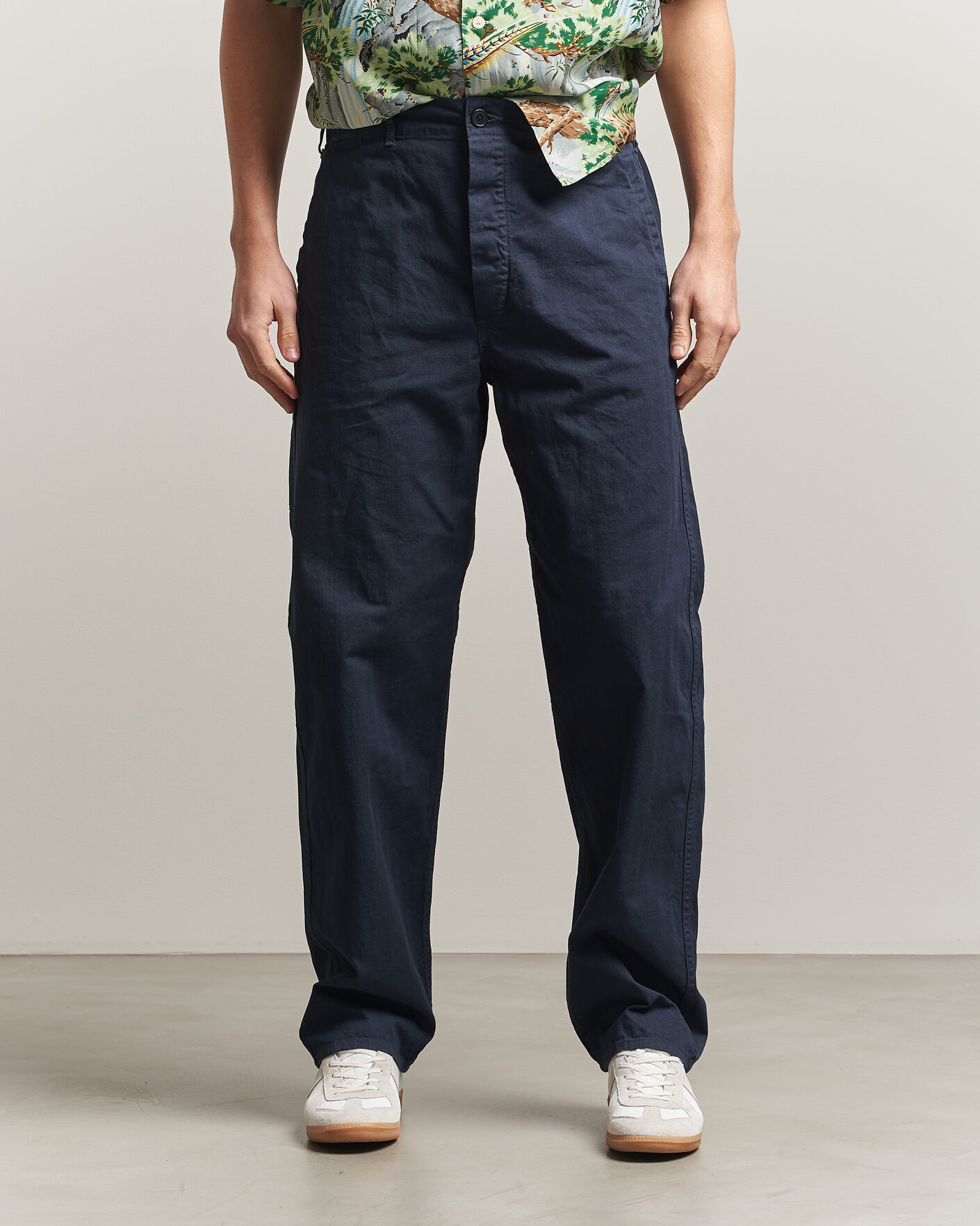 Mies | Housut | orSlow | French Work Pants Navy