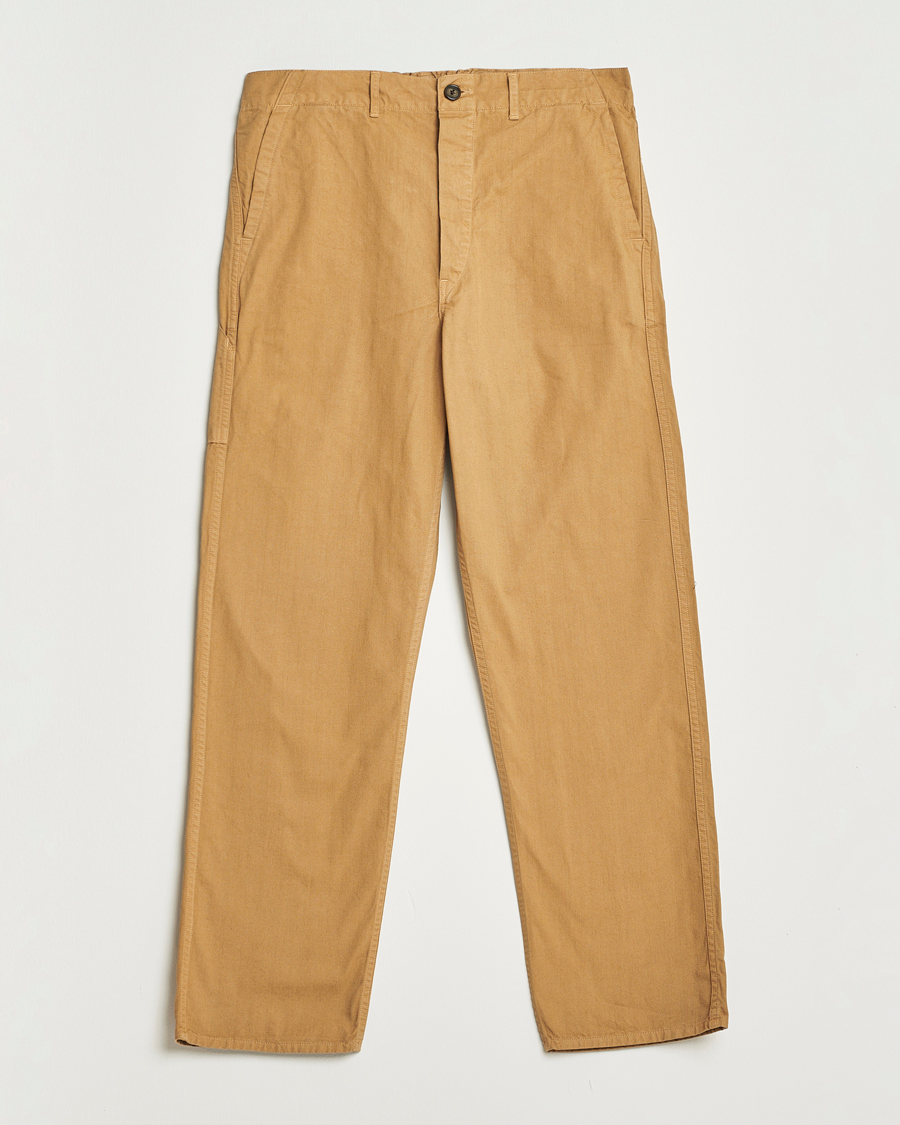 Mies | Housut | orSlow | French Work Pants Khaki