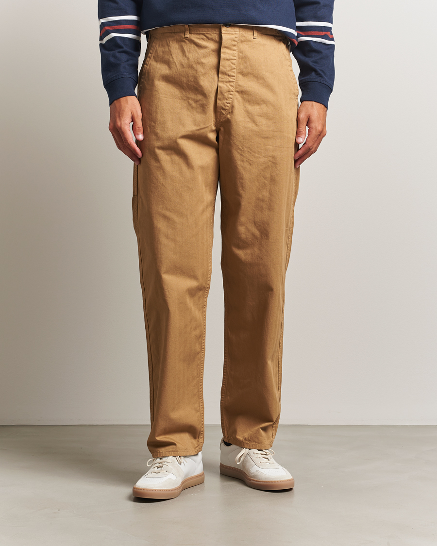 Mies | Housut | orSlow | French Work Pants Khaki