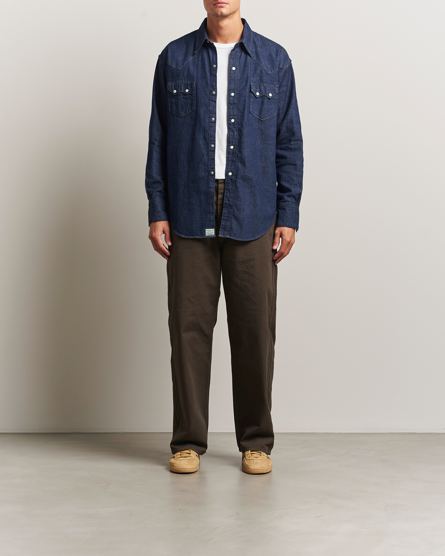 Mies | Housut | orSlow | Wide Fit French Work Pants Coffee Brown