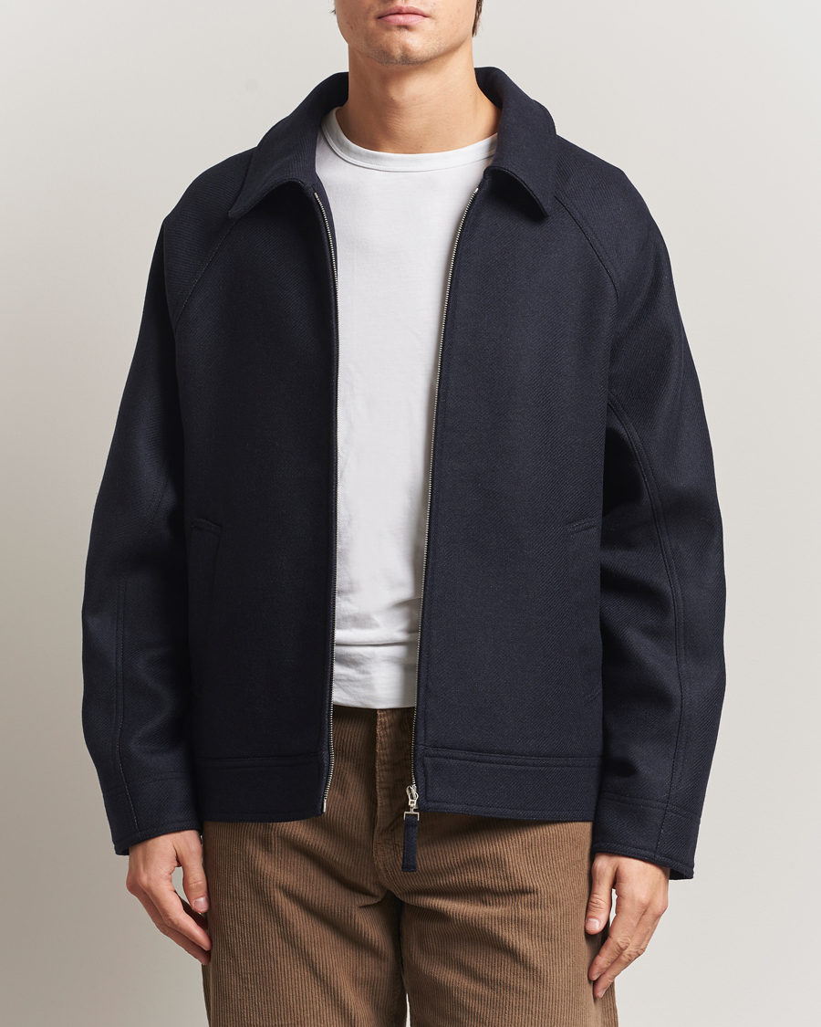 Mies | Takit | A.P.C. | Chase Wool Bomber Jacket Dark Navy