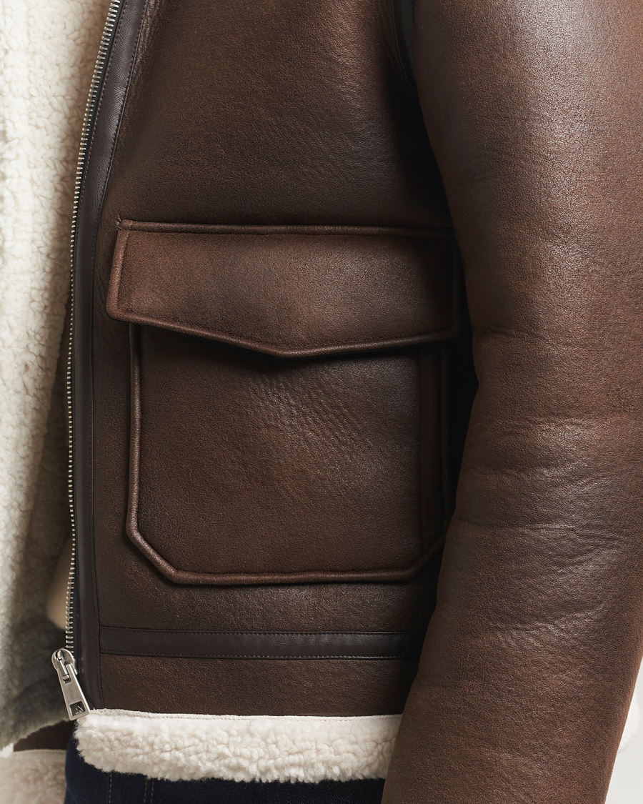 Mies | Takit | A.P.C. | Tommy Aviator Jacket Brown