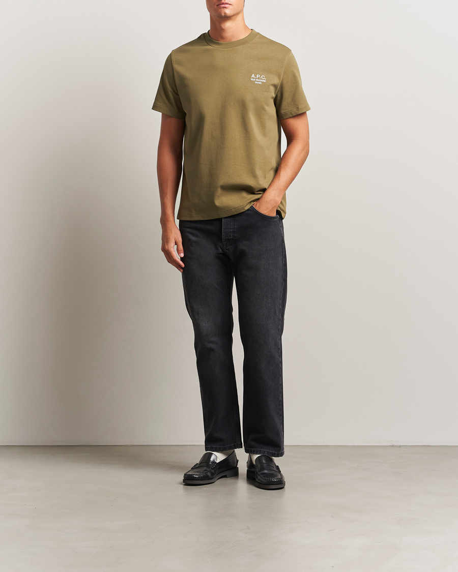 Mies | T-paidat | A.P.C. | Rue Madame T-Shirt Khaki Green
