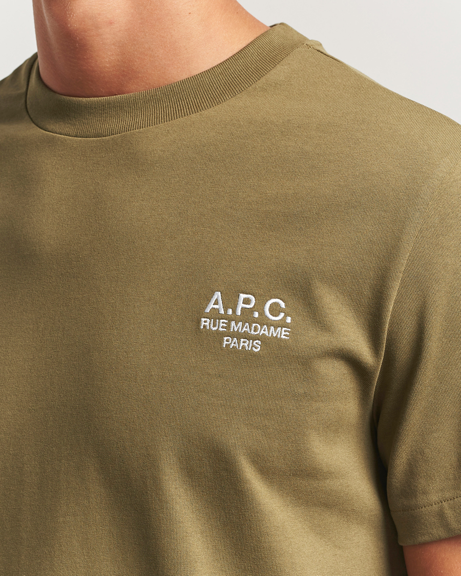 Mies | T-paidat | A.P.C. | Rue Madame T-Shirt Khaki Green
