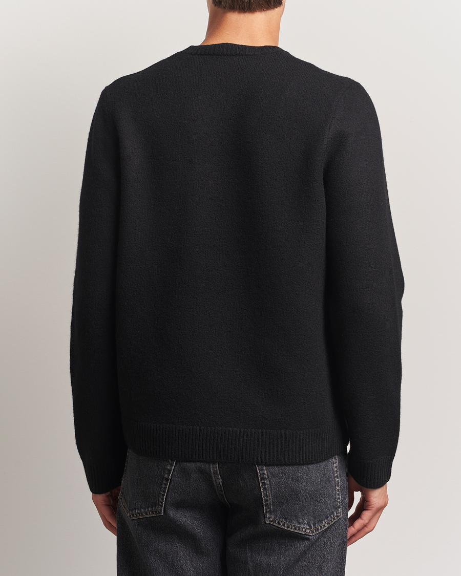Mies | Puserot | A.P.C. | Edward Wool Knitted Sweater Black