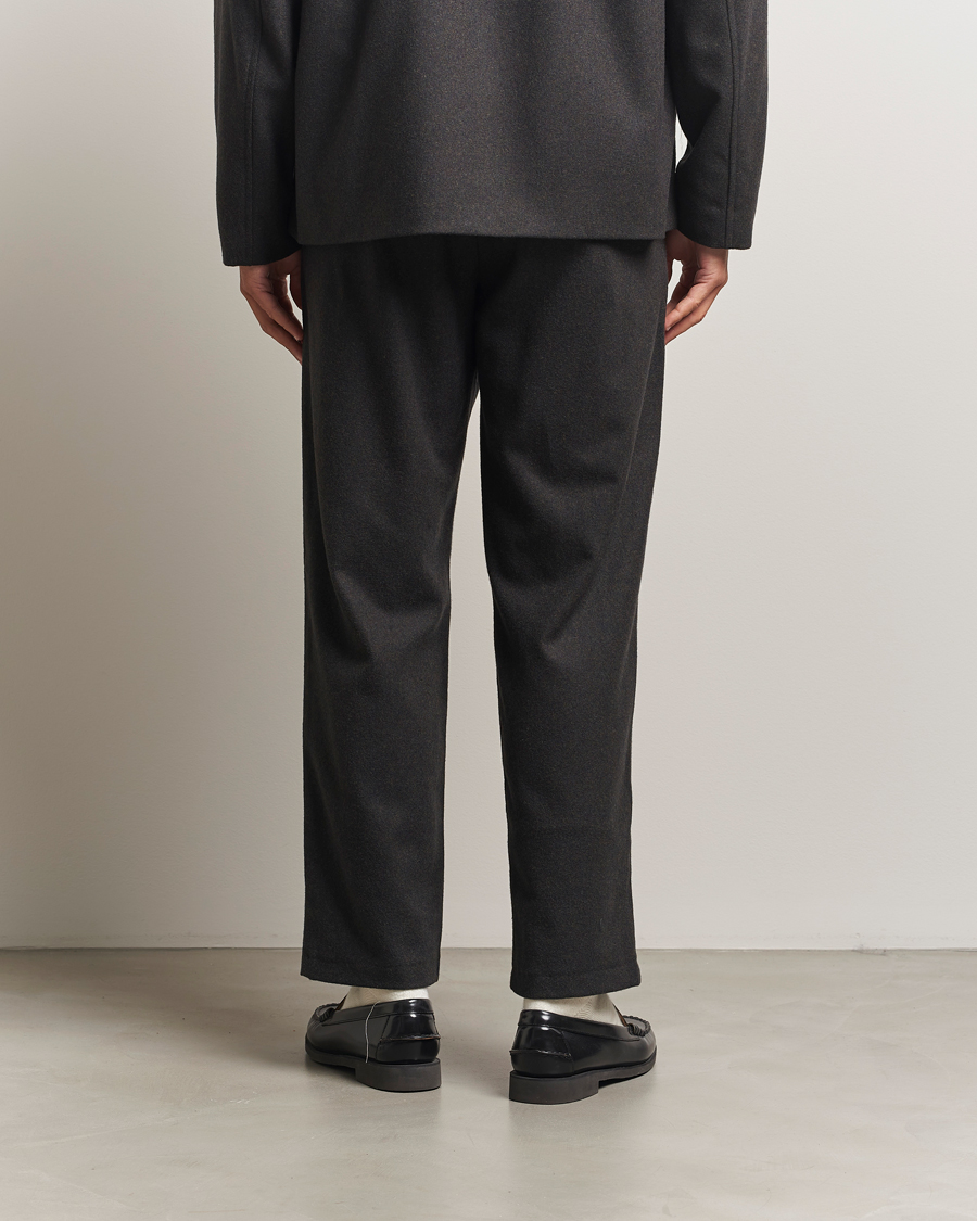 Mies | Housut | A.P.C. | Renato Wool Flannel Trousers Dark Brown