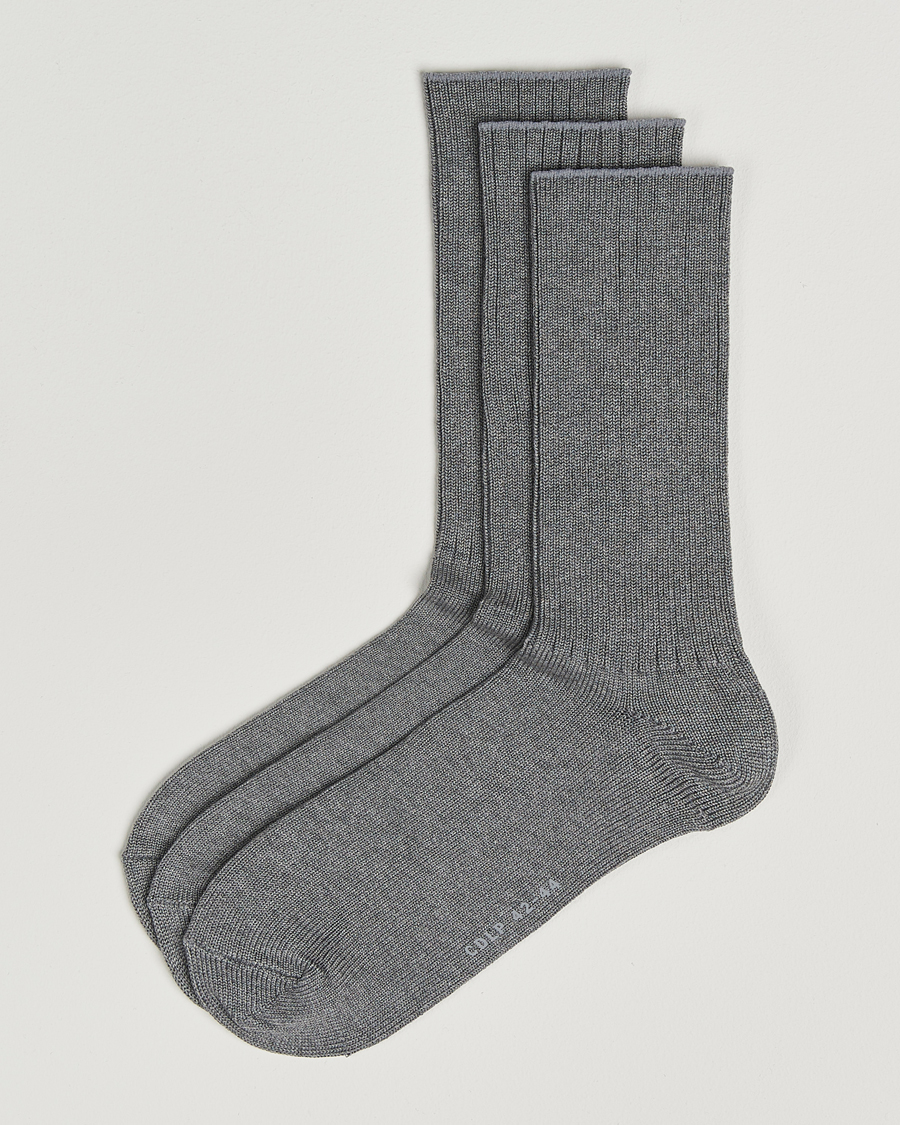 Mies | Alusvaatteet | CDLP | 3-Pack Tennis Socks Grey Melange