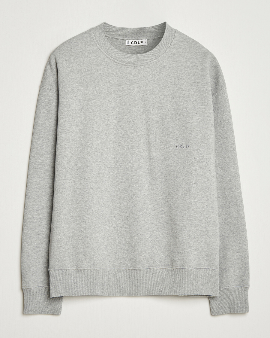 Mies | Puserot | CDLP | Cotton Sweatshirt Grey Melange