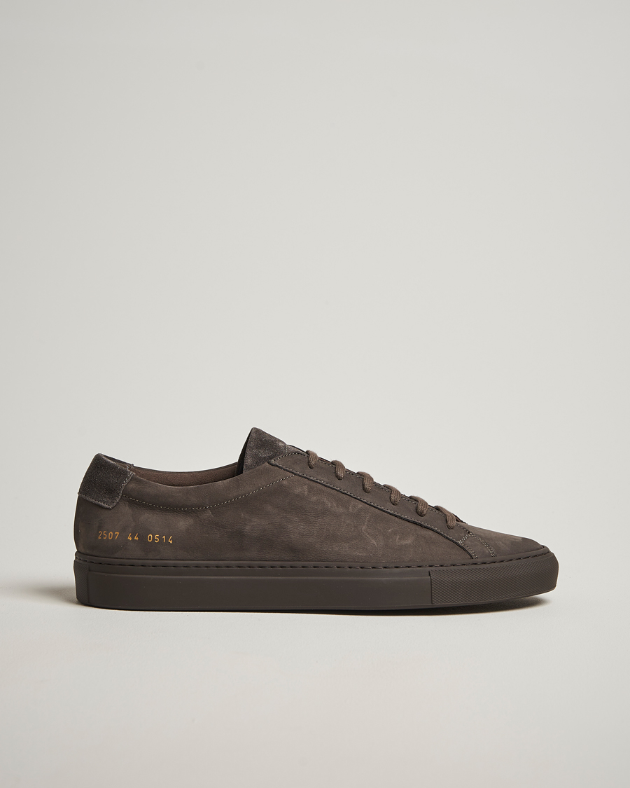 Mies | Common Projects Original Achilles Nubuck Sneaker Charcoal | Common Projects | Original Achilles Nubuck Sneaker Charcoal