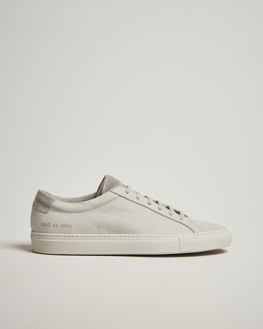 Mies | Common Projects Original Achilles Nubuck Sneaker Light Grey | Common Projects | Original Achilles Nubuck Sneaker Light Grey