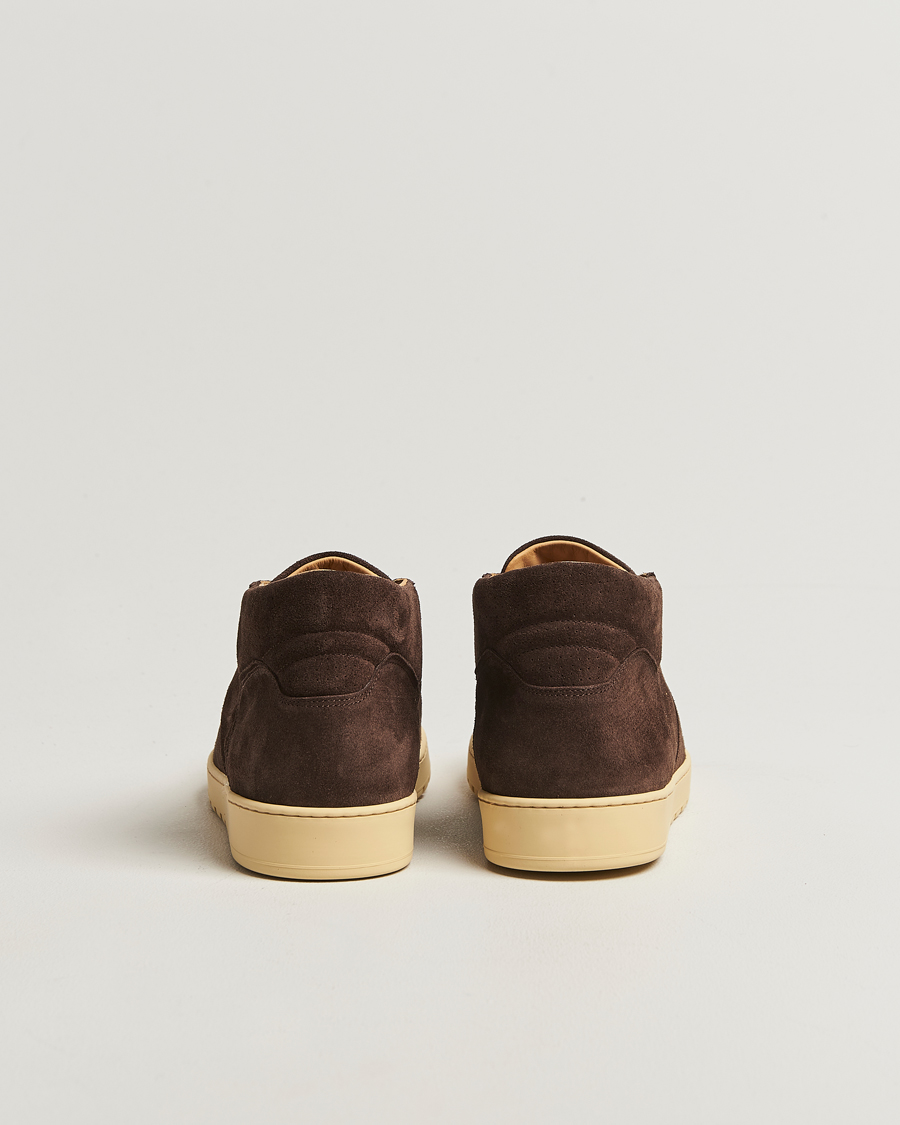 Mies | Tennarit | CQP | Center Mid Suede Sneaker Dark Brown