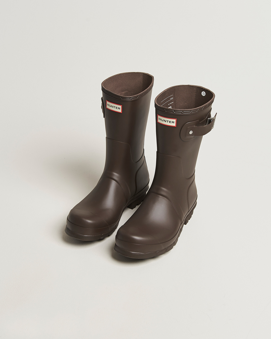 Mies | Kalossit & Kumisaappaat | Hunter Boots | Original Short Boot Dark Brown