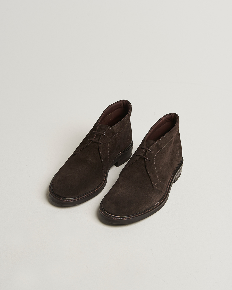 Mies | Nilkkurit | Loake 1880 | Berkeley Suede Boot Dark Brown