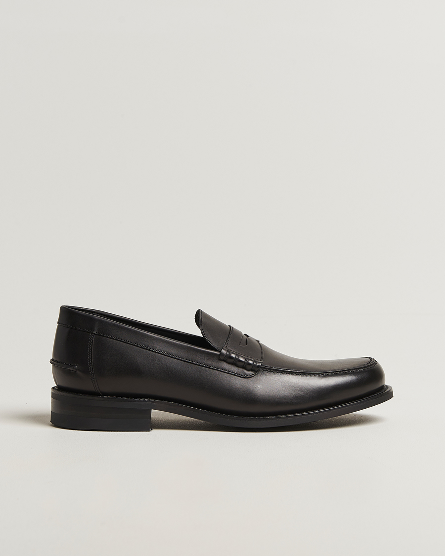 Mies | Loaferit | Loake 1880 | Kingscliffe Leather Loafer Black