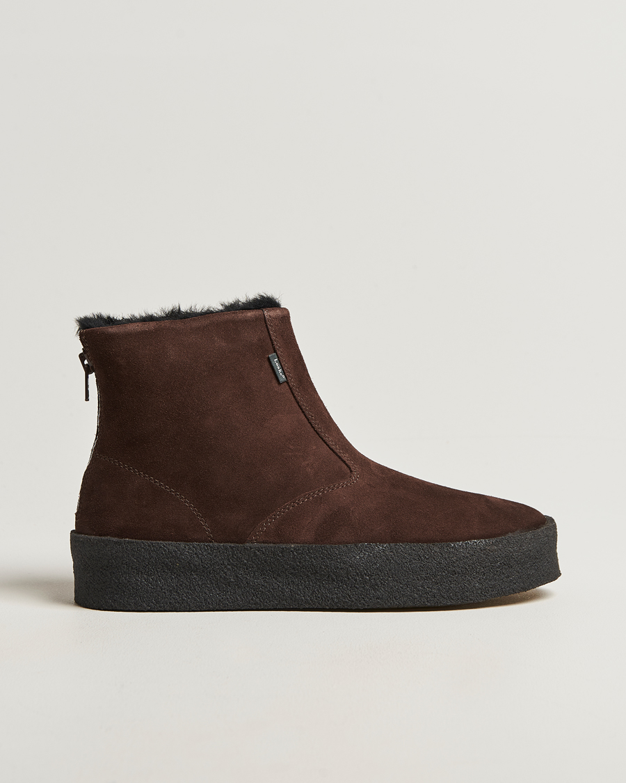 Mies | Loake 1880 Curling Sherling Boot Dark Brown | Loake 1880 | Curling Sherling Boot Dark Brown