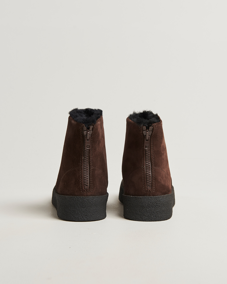 Mies | Loake 1880 Curling Sherling Boot Dark Brown | Loake 1880 | Curling Sherling Boot Dark Brown