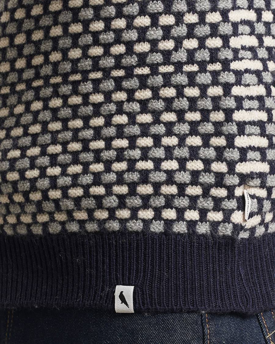 Mies | Puserot | Peregrine | Network Merino Cardigan Navy