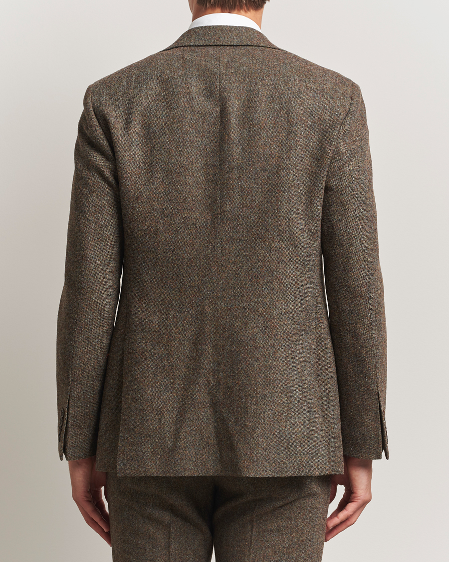 Mies | Pikkutakit | Walker Slater | Edward Shetland Wool Donegal Blazer Dark Green