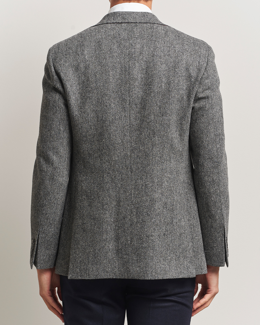 Mies | Pikkutakit | Walker Slater | Edward Lambswool Herringbone Blazer Dark Grey