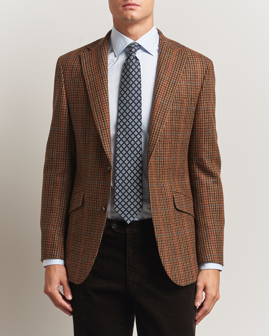 Mies | Pikkutakit | Walker Slater | Edward Lambswool Dogtooth Blazer Brown