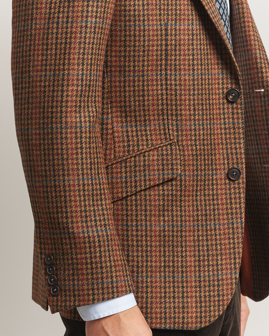 Mies | Pikkutakit | Walker Slater | Edward Lambswool Dogtooth Blazer Brown