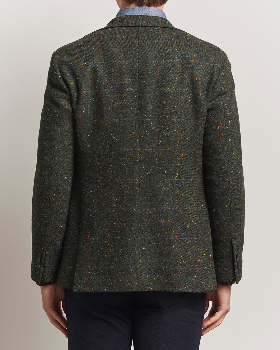 Mies | Pikkutakit | Walker Slater | Edward Lambswool Donegal Windowpane Blazer Dark Green