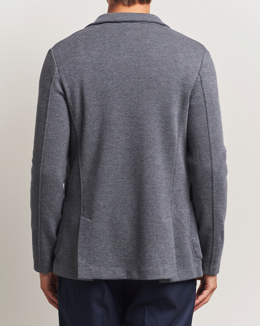 Mies | Pikkutakit | Gran Sasso | Rainwool Knitted Blazer Grey Melange